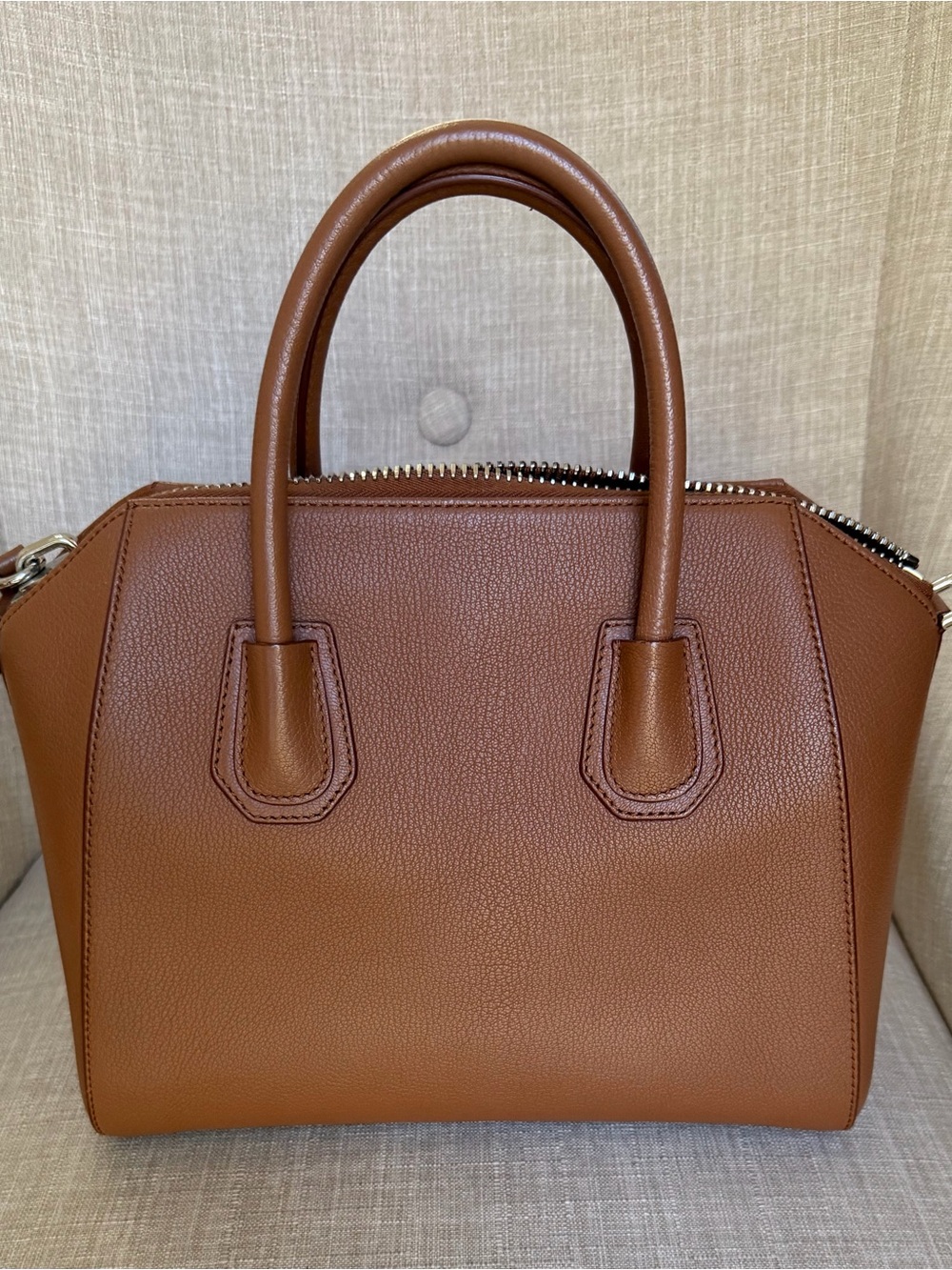 Givenchy Antigona Small in highly sought after Tan Color - Picture 2 of 11